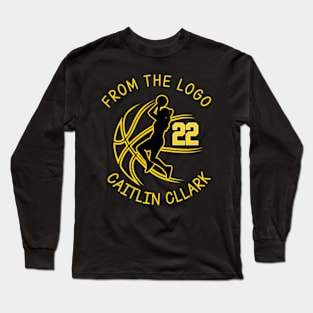 Caitlin Clark 22 From the logo Long Sleeve T-Shirt